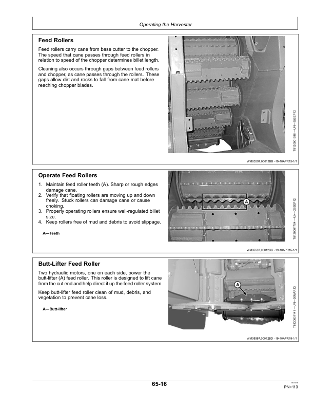 John Deere CH330 Sugar Cane HarvestersExport Edition (1610010-) Operator's Manual (OMCXT16906) - Image 2