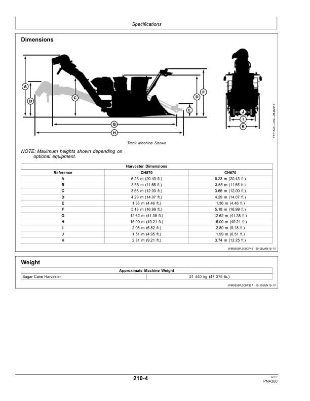 John Deere CH570 & CH670 Sugar Cane Harvesters Operator's Manual (OMCXT20713) - Image 4
