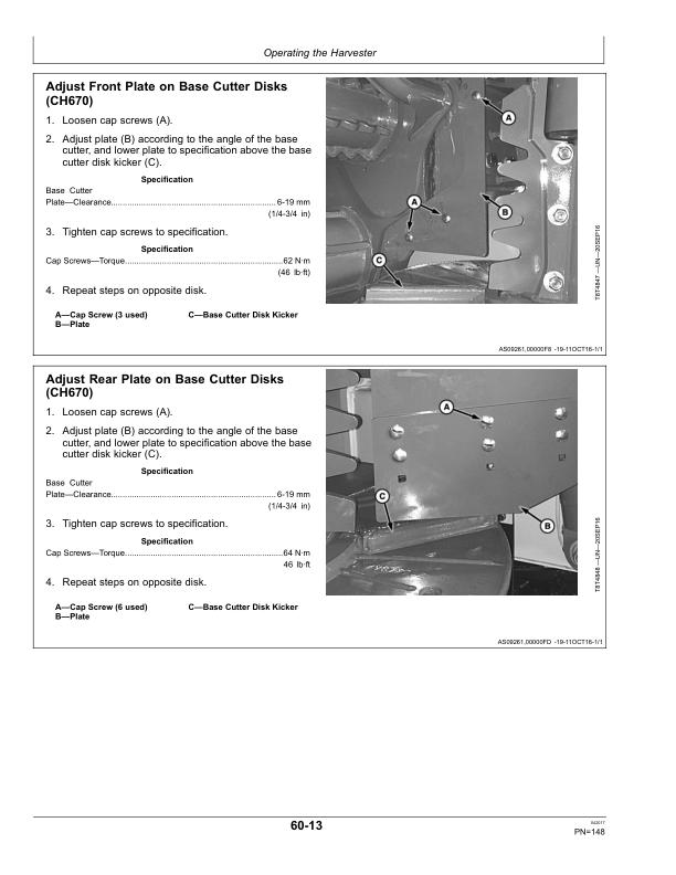 John Deere CH570 & CH670 Sugar Cane Harvesters Operator's Manual (OMCXT20884) - Image 2