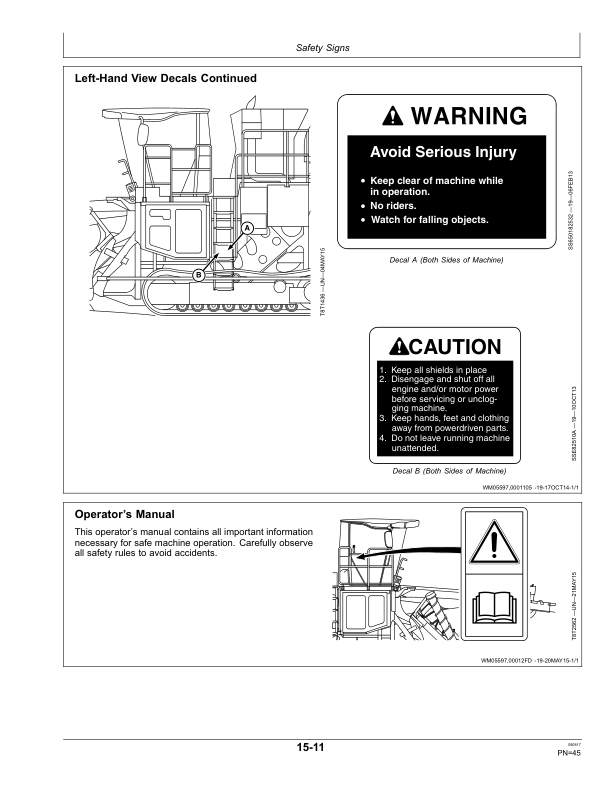John Deere CH570 & CH670 Sugar Cane Harvesters Operator's Manual (OMCXT24229) - Image 4