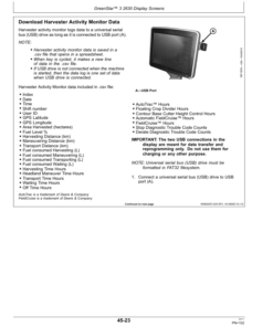 Alternative view of John Deere CH570 & CH670 Sugar Cane Harvesters Operator's Manual (OMCXT24231)