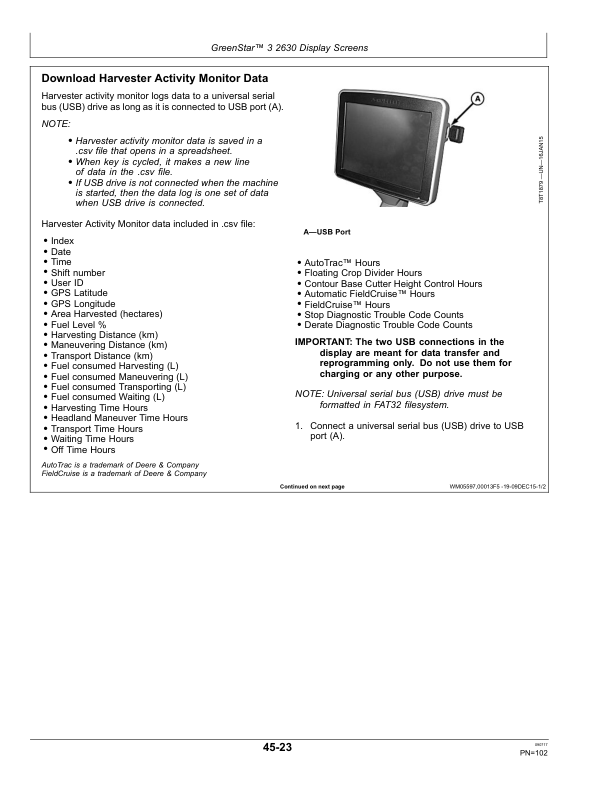 John Deere CH570 & CH670 Sugar Cane Harvesters Operator's Manual (OMCXT24231) - Image 2