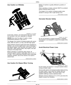 Alternative view of John Deere CH570, CH670 Sugar Cane Harvesters (Manufactured in North America/Thibodaux) Operator's Manual (OMCXT27039)