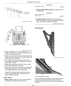 Alternative view of John Deere CH570, CH670 Sugar Cane Harvesters (Manufactured by Thibodaux) Operator's Manual (OMCXT29609)