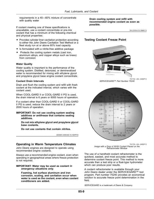 John Deere CH570, CH670 Sugar Cane Harvesters (Manufactured by Thibodaux) Operator's Manual (OMCXT29611) - Image 3