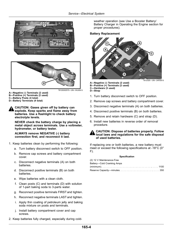John Deere CH570, CH670 Sugar Cane Harvesters (Manufactured by Thibodaux) Operator's Manual (OMCXT29611) - Image 4