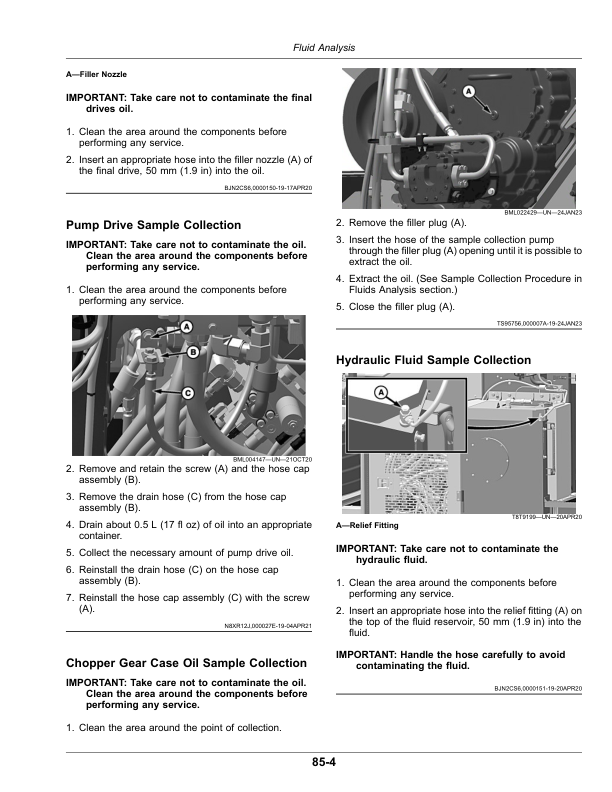 John Deere CH950, CH960 Sugar Cane Harvesters (Worldwide, excluding North America) Operator's Manual (OMCXT31169) - Image 3