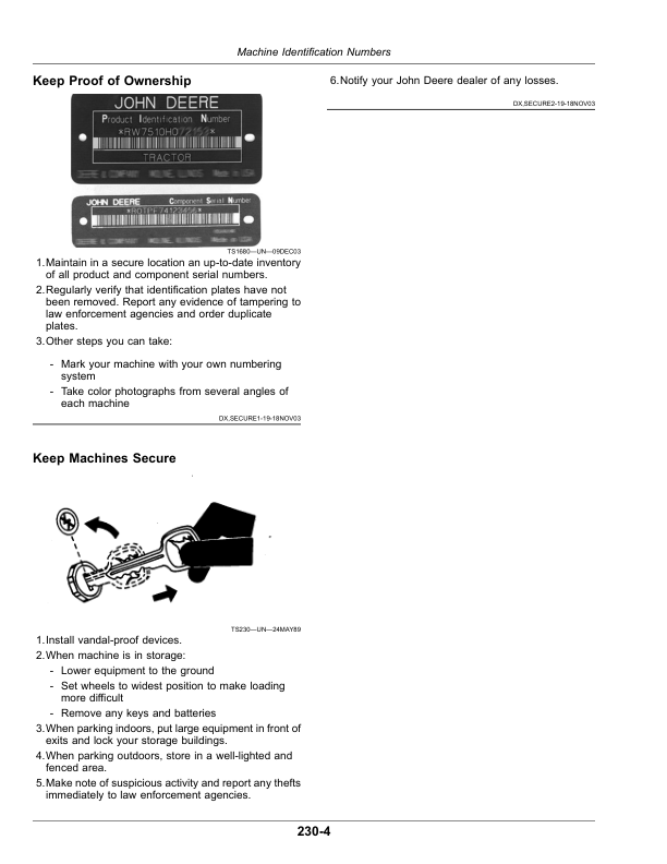 John Deere CH570, CH670 Sugar Cane Harvesters (210001-) Operator's Manual (OMCXT32363) - Image 4