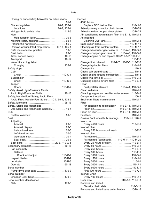 John Deere CH570, CH670 Sugar Cane Harvesters (230001-) North America Operator's Manual (OMCXT36018) - Image 3