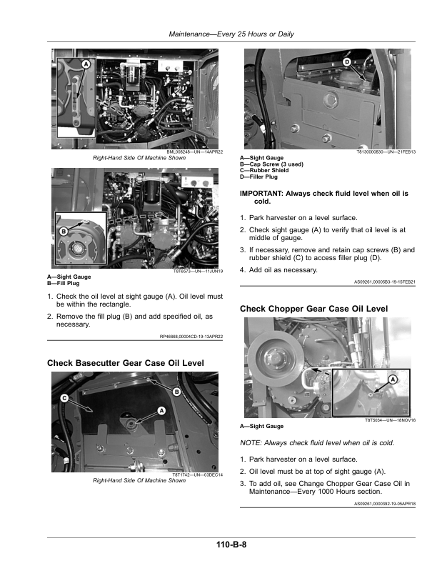 John Deere CH570, CH670 Sugar Cane Harvesters (230001-), Export Edition Operator's Manual (OMCXT36019) - Image 3