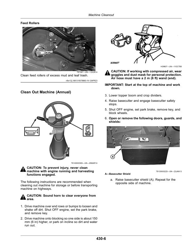 John Deere CH570, CH670 Sugar Cane Harvesters (240001-)—North America Operator's Manual (OMCXT40424) - Image 4