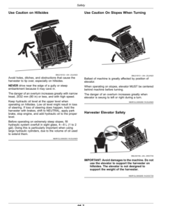 Alternative view of John Deere CH950, CH960 Sugar Cane Harvesters (240001 —) Operator's Manual (OMCXT40525)