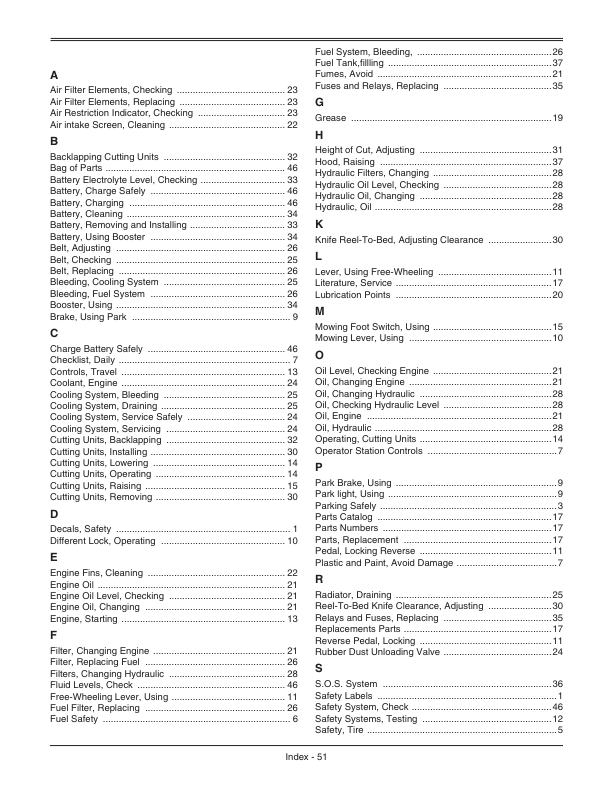 John Deere 1903 Large Area Reel Mower (193501-) Operator's Manual (OMDMU210016) - Image 2
