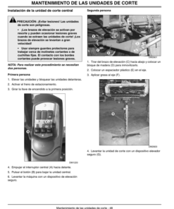 Alternative view of John Deere 1905 Large Area Reel Mower Operator's Manual (OMDMU21001)