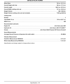 Alternative view of John Deere 900 Large Area Reel Mower Operator's Manual (OMDMU210260)