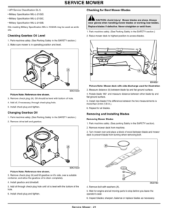 Alternative view of John Deere 60 Inch Rear Discharge Mower Deck Operator's Manual (OMDMU211751)