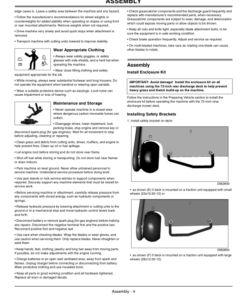 Alternative view of John Deere 1400, 1420 1435, 1445, 1545, 1550, 1565 Rear Discharge Mower Deck for 1400/1500 Series Front Mower 72-Inch (North America) (215001-) Operator's Manual (OMDMU211820E)