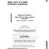 John Deere S660, S670, S680 Combines Operator's Manual (OMDQ101266)