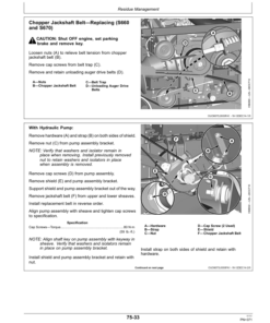 Alternative view of John Deere S660, S670, S680, S690 Combines (South America) Operator's Manual (OMDQ101820)