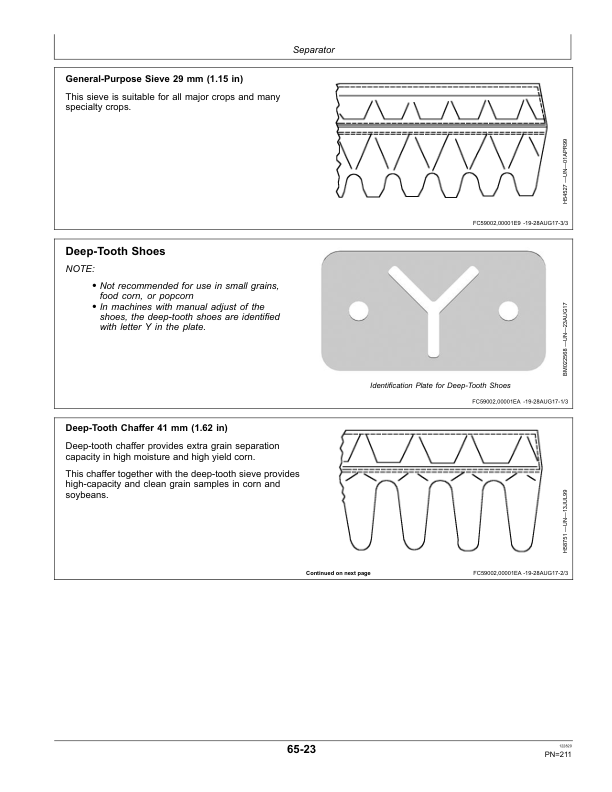John Deere S430, S440 Combines (Worldwide Edition) Operator's Manual (OMDQ101849) - Image 2