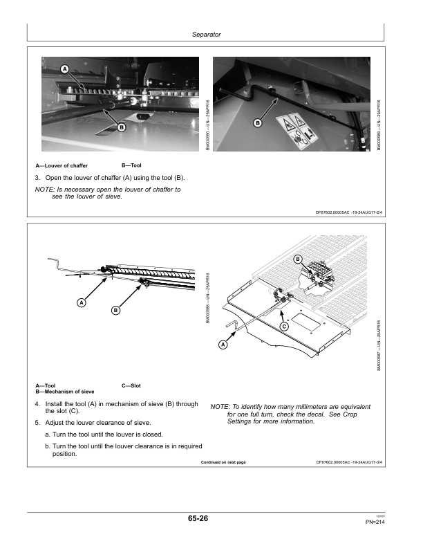 John Deere S430, S440 Combines (Worldwide Edition) Operator's Manual (OMDQ101849) - Image 3
