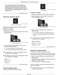 Alternative view of John Deere S430, S440 Combines (Onscreen Help) (150100-) Operator's Manual (OMDQ102232)