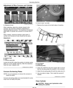 Alternative view of John Deere 4LZ-7 (W230) Full-Feeder Combine 4LZ-8 (W230) Full-Feeder Combine (015000-) (Worldwide) Operator's Manual (OMDX11237)
