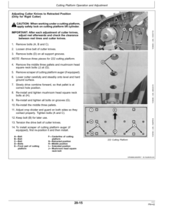 Alternative view of John Deere 222F, 222R Cutting Platform Operator's Manual (OMDX14353)