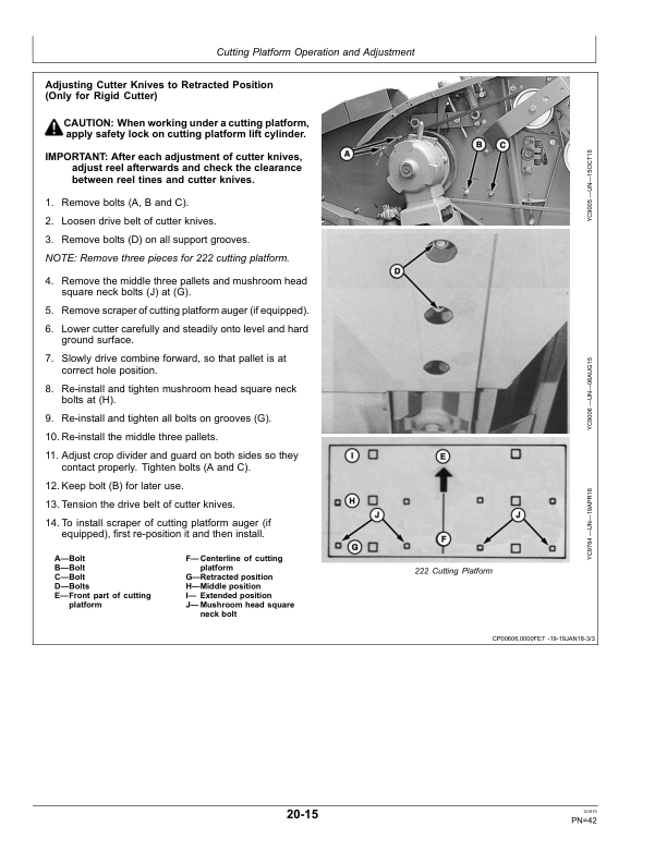 John Deere 222F, 222R Cutting Platform Operator's Manual (OMDX14353) - Image 2