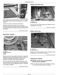 Alternative view of John Deere C230 Combine (010000-) (Export) Operator's Manual (OMDX17082)