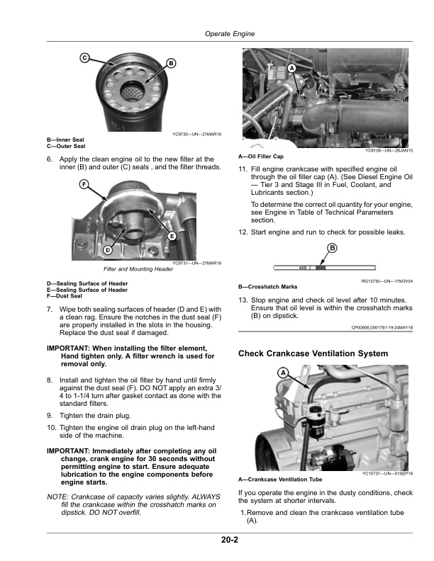 John Deere C230 Combine (010000-) (Export) Operator's Manual (OMDX17082) - Image 3