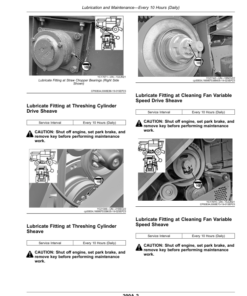 Alternative view of John Deere C1 200 Combine (for export) Operator's Manual (OMDX23841)