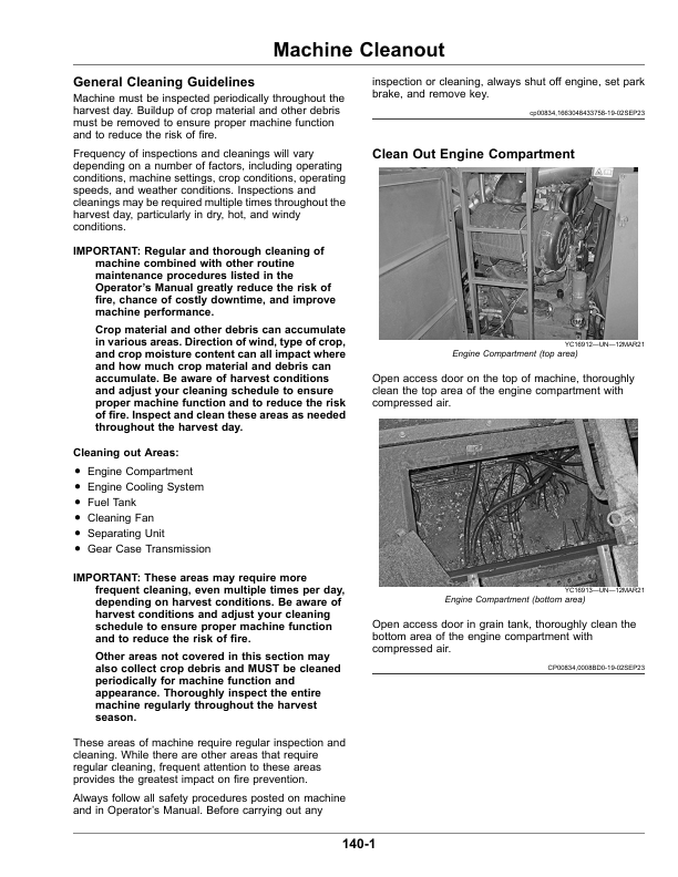 John Deere C2 300 NR4 Grain Combine/Corn Harvester Operator's Manual (OMDX23905) - Image 2