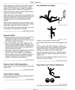 Alternative view of John Deere W2 400 Combine Operator's Manual (OMDX23971)