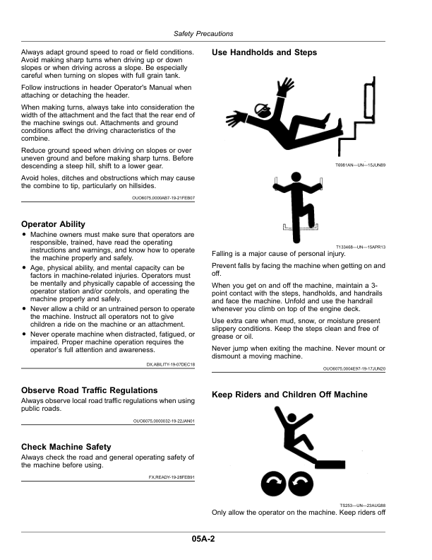 John Deere W2 400 Combine Operator's Manual (OMDX23971) - Image 2