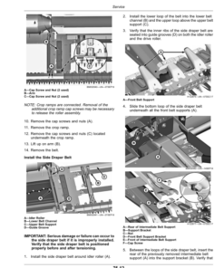 Alternative view of John Deere RD30F, RD35F, RD40F, RD45F Flexible Drapers (820001-825000) (North American) Operator's Manual (OMDXE10039)