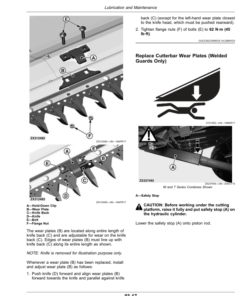 Alternative view of John Deere 616R, 618R, 620R, 622R, 625R, 630R, 635R Cutting Platforms (Europe) Operator's Manual (OMDXE10126)