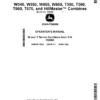 John Deere W540, W550, W650, W660, T550, T560, T660, T670, HillMaster Combines (Europe) Operator's Manual (OMDXE10203)