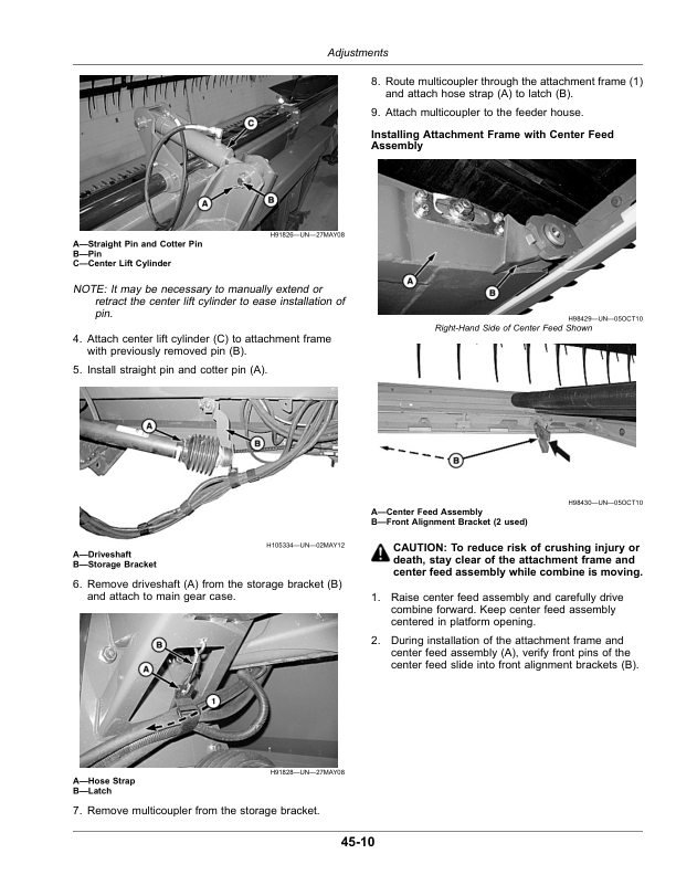 John Deere 725D, 730D, 735D, 740D Draper Platforms (820001-) (Export Edition) Operator's Manual (OMDXE10270) - Image 3