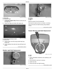 Alternative view of John Deere 620F, 622F, 625F, 630F, 635F Cutting Platforms (820001-) (North American) Operator's Manual (OMDXE10525)