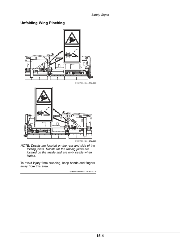 John Deere C12F, C16F, C18F Folding Corn Heads (820001-) (Export Edition) Operator's Manual (OMDXE11152) - Image 2