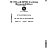 John Deere X9 1000, X9 1100 Combines (820001-825000) (European Edition) Operator's Manual (OMDXE11337)