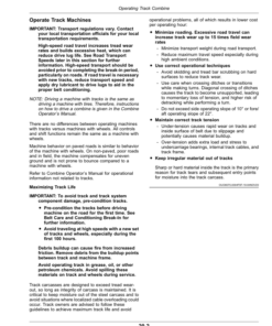 Alternative view of John Deere Tracks (810001 –) (North American) Operator's Manual (OMDXE11402)