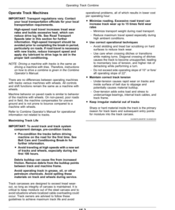 Alternative view of John Deere Tracks (815001-852000) (North American) Operator's Manual (OMDXE11410)