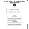John Deere X9 1000, X9 1100 Combines (825001-830000) (North American) Operator's Manual (OMDXE11749)