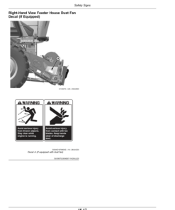 Alternative view of John Deere X9 1000, X9 1100 Combines (825001-830000) (North American) Operator's Manual (OMDXE11749)