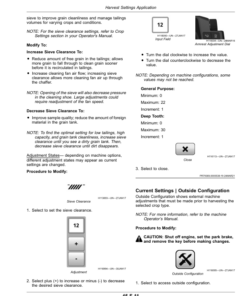 Alternative view of John Deere X9 1000, X9 1100 Combines (825001-830000) (Export Edition) Operator's Manual (OMDXE11750)