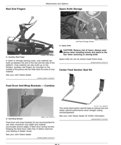 Alternative view of John Deere 725D, 730D, 735D, 740D Draper Platforms (825001-) (Export Edition) Operator's Manual (OMDXE11860)