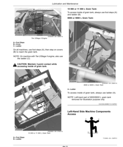 Alternative view of John Deere T670, HillMaster Combines (135000-) (New-Zealand/Australian Edition) Operator's Manual (OMDXE12353)