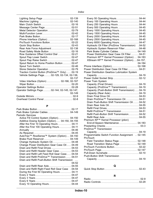 John Deere 8100—8600 Self-Propelled Forage Harvesters (623000-) (European/Export Edition) Operator's Manual (OMDXE12645) - Image 4